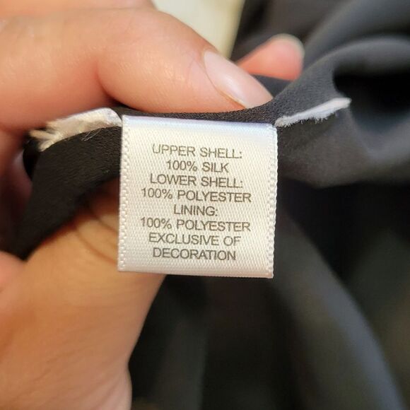 Ann taylor black Loft silk cocktail dress - Picture 10 of 13